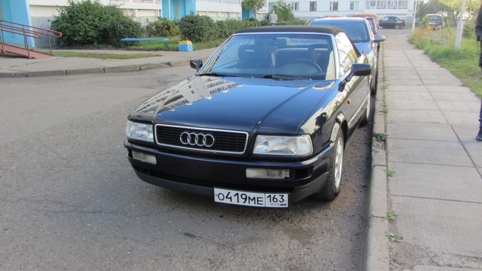 Небольшой стайлинг бампера — Audi Cabriolet (B4), 2 л, 1994 года ...
