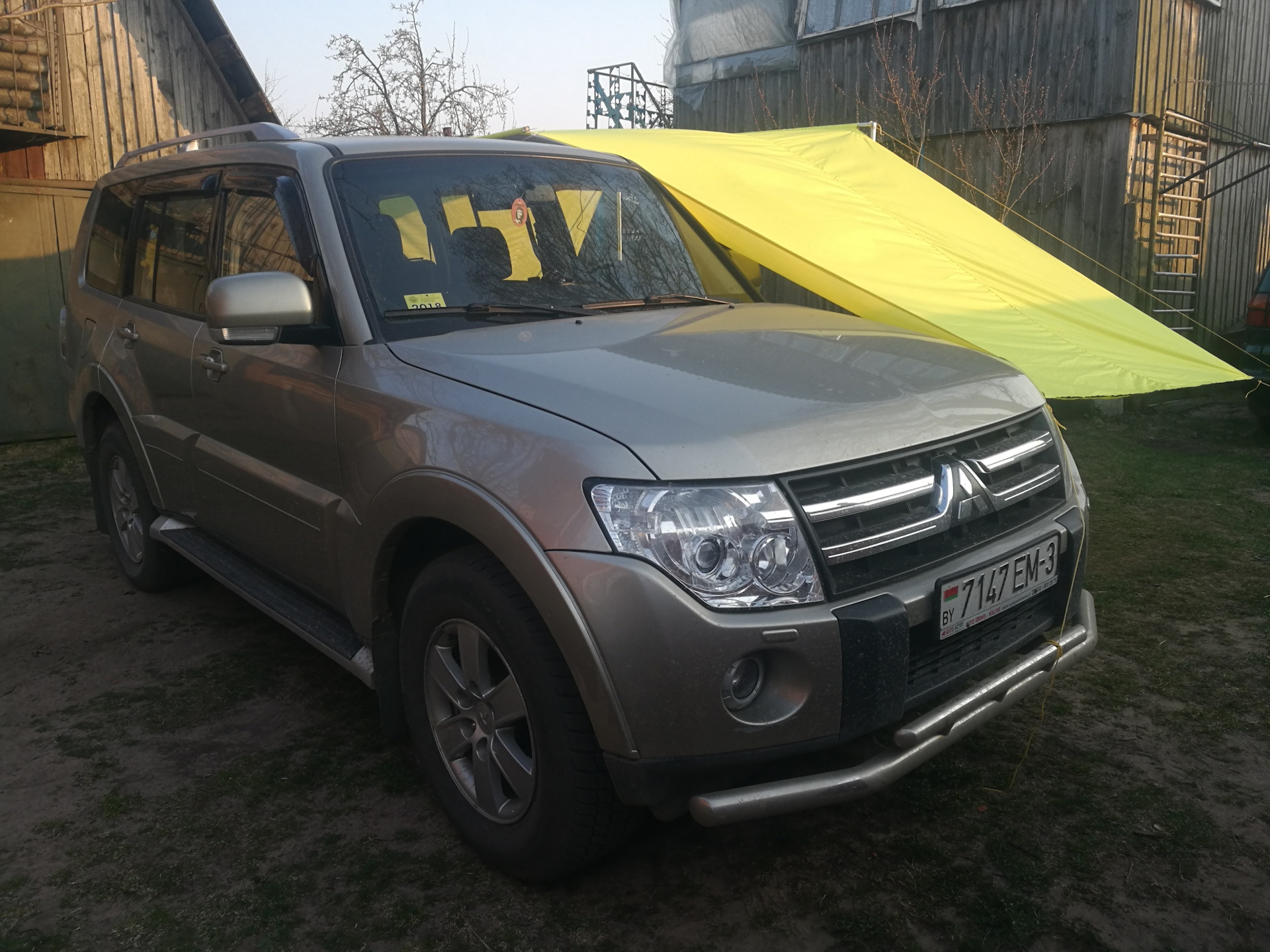 Маркиза своими руками для паджеро 4 — Mitsubishi Pajero (4G), 3,2 л ...
