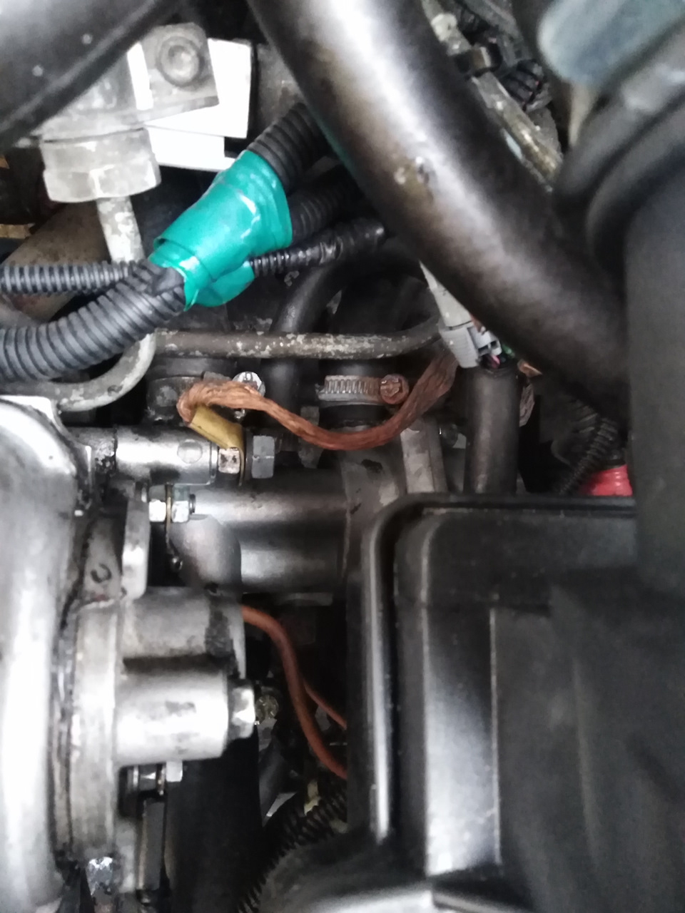 Установка термостата Приора на ВАЗ 2109 — Lada 21093, 1,5 л, 1990 года ...