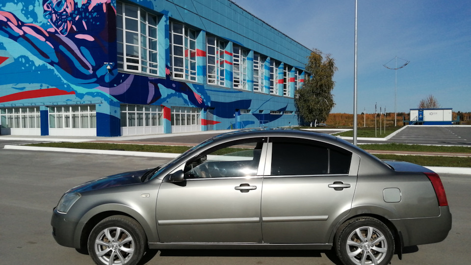 Внезапно поставил ветравики ))) кобра тюнинг — Chery A5 Fora, 1,6 л ...