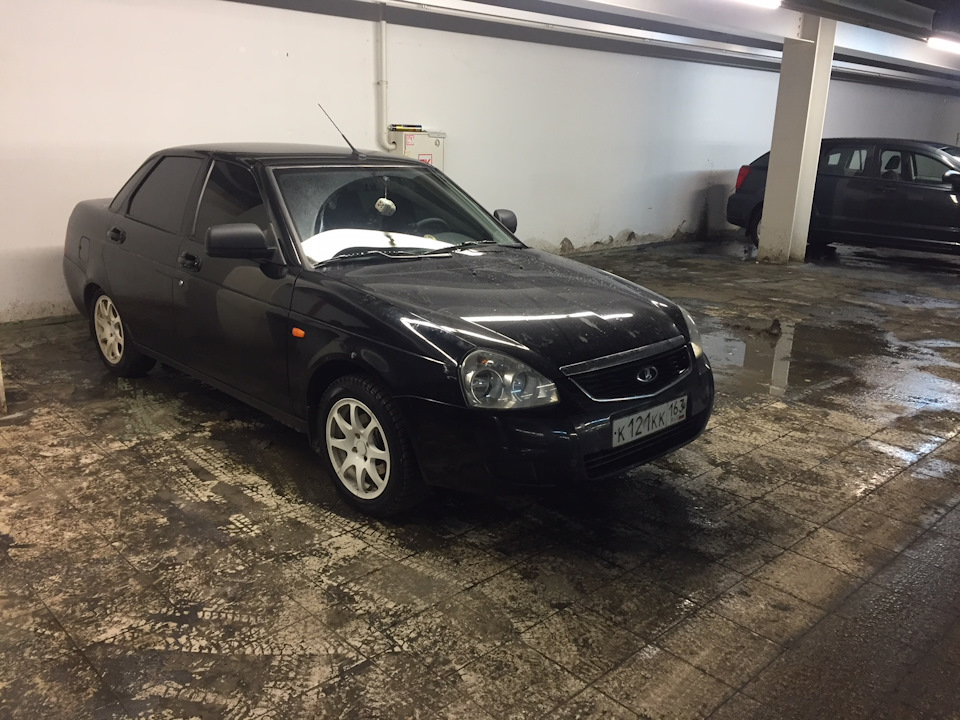 Замена верхней "гитары" и датчика кислорода — Lada Приора седан, 1,6 л ...