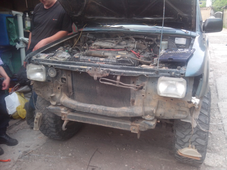 Площадка под лебедку. часть 1 — Toyota 4Runner II, 3 л, 1994 года ...