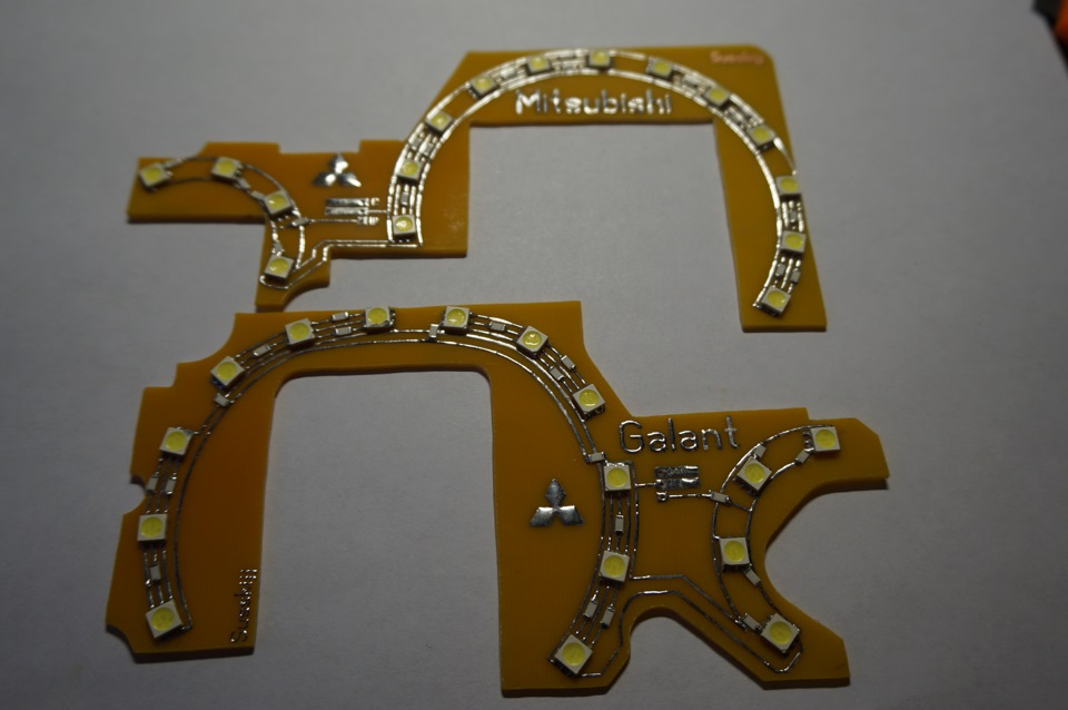 Relight the instrument panel and climate Mitsubishi Galant