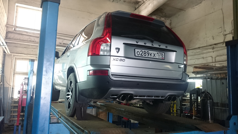 Передние аморты+развальная тяга — Volvo XC90 (1G), 2,4 л, 2008 года ...
