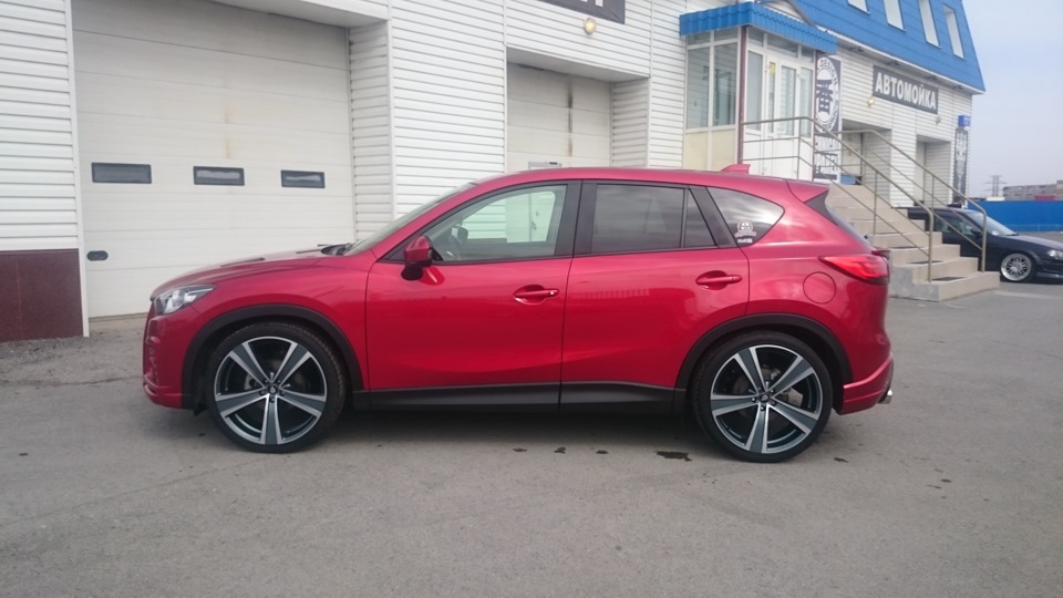 Диски r19 графит - Mazda CX-5 (1G), 2 л, 2014 года колёсные диски DRIVE2