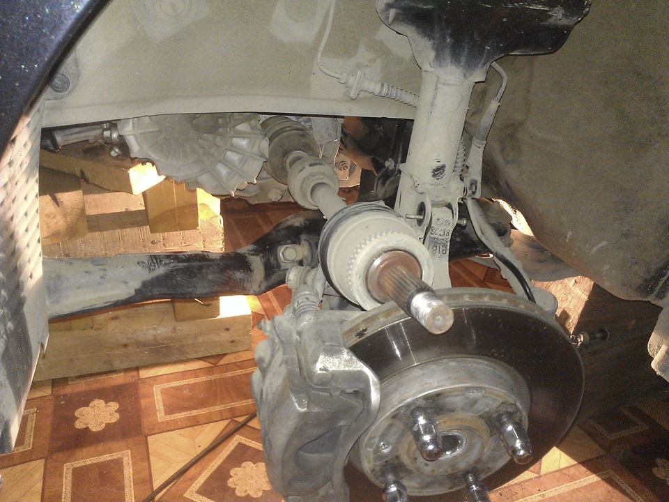 Подготовка к замене сцепления — Hyundai Elantra (3G), 1,6 л, 2008 года ...