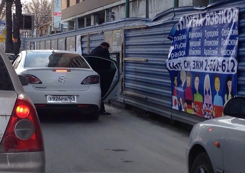 Захотел в туалет в пробке