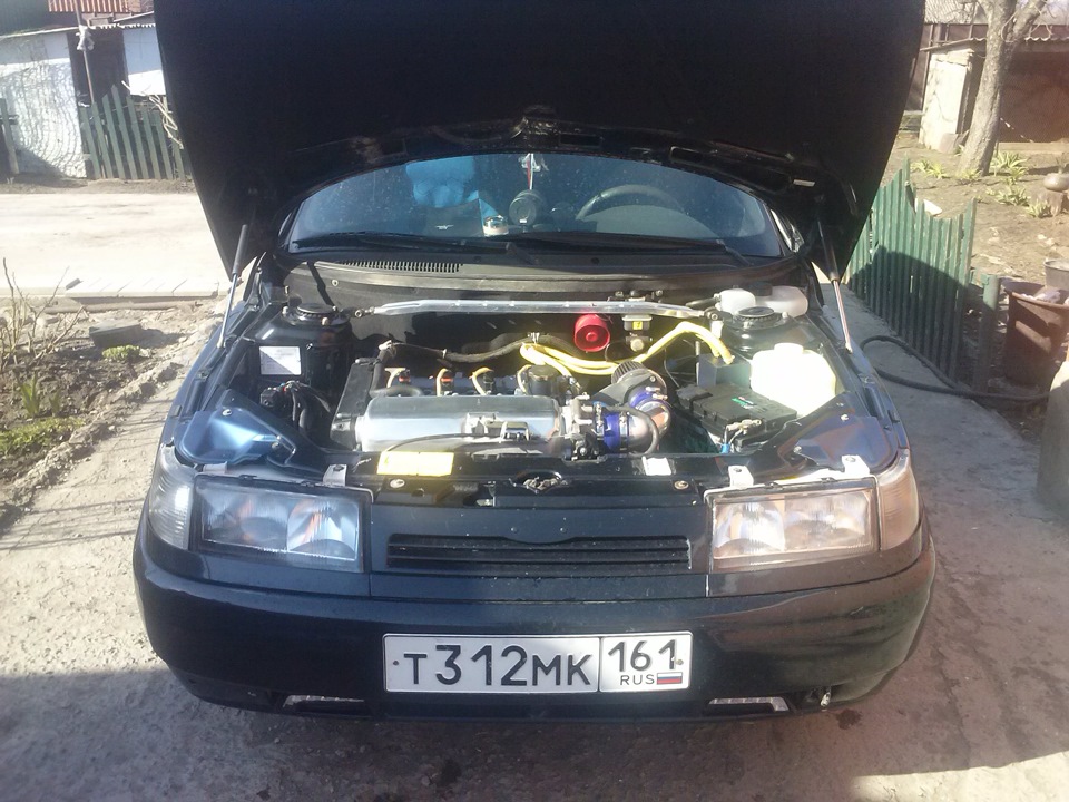 немного блеска под капотом — Lada 21124, 1,6 л, 2007 года | тюнинг | DRIVE2