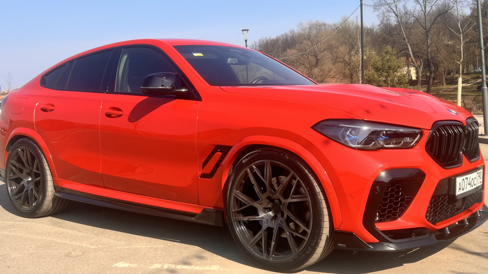 Bmw X6 M F96 44 бензиновый 2021 Red Devil на Drive2