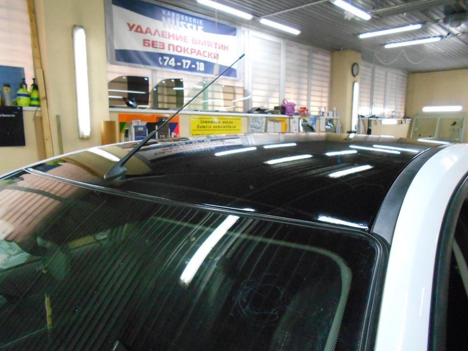 FORD FOCUS II — оклейка крыши и тонировка оптики — DRIVE2