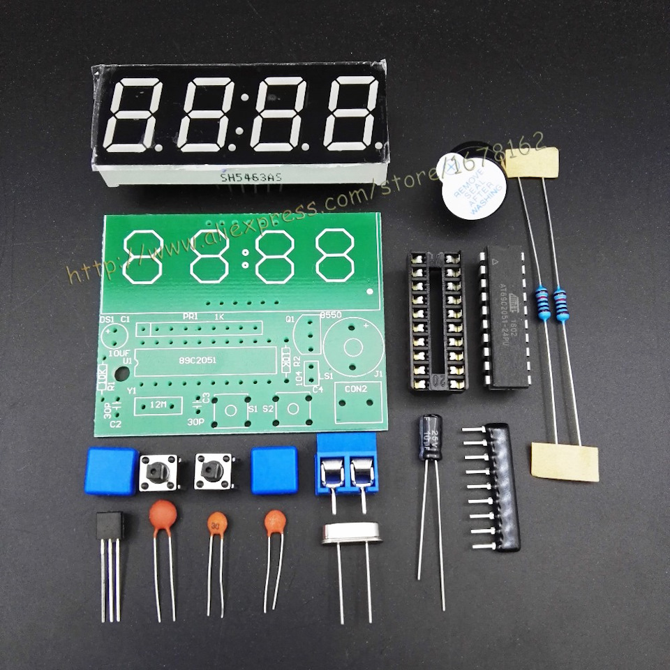 светодиодные часы на базе конструктора С51 с Алиэкспресс. — Сообщество  «Сделай Сам» на DRIVE2