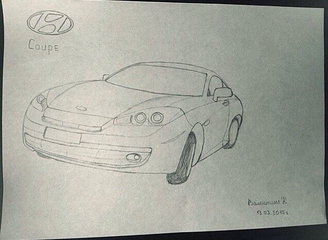 Карандаш) — Hyundai Coupe (GK), 2 л, 2007 года | просто так | DRIVE2