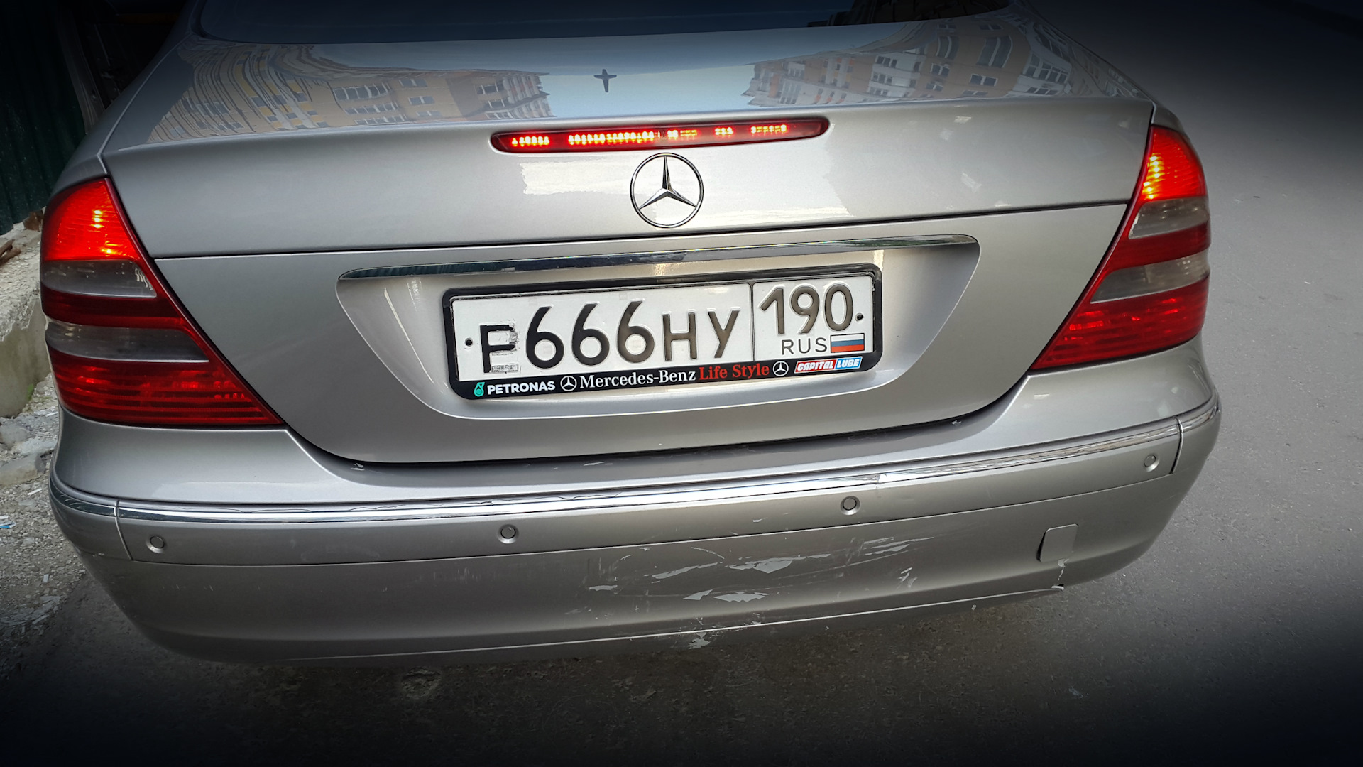 Неисправность задних фар — Mercedes-Benz E-class (W211), 2,2 л