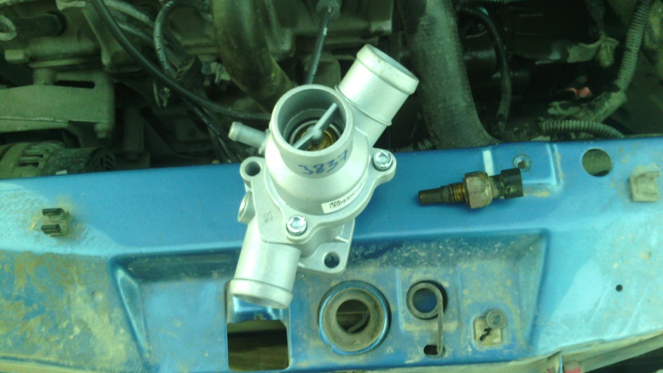 Дерьмостат или как мы жар в печку загоняли — Lada Калина седан, 1,5 л ...