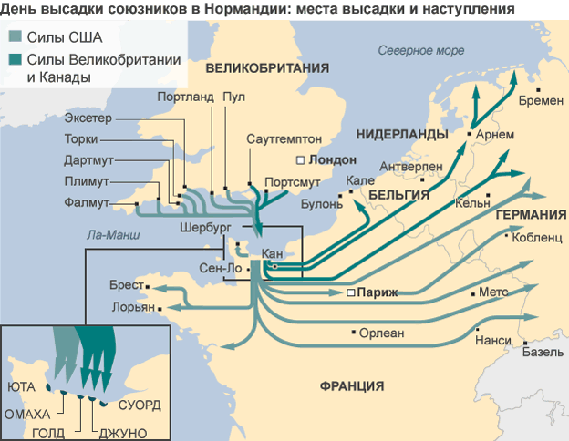 План в нормандии высадки в