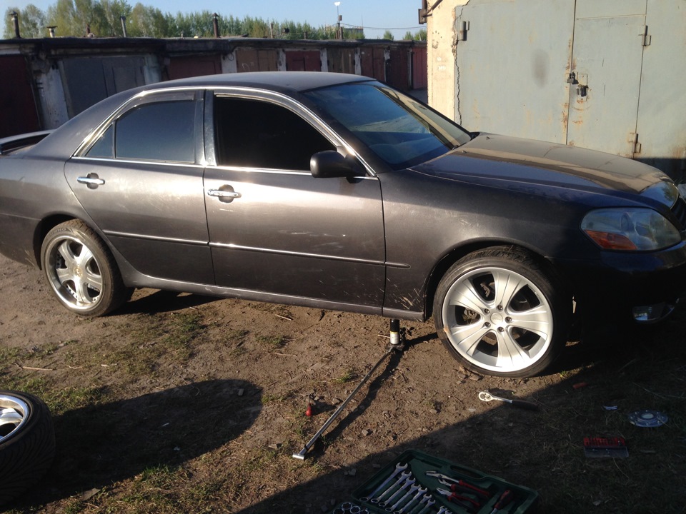 Снова находу! Первые тюнячки! — Toyota Mark II (110), 2,5 л, 2001 года ...