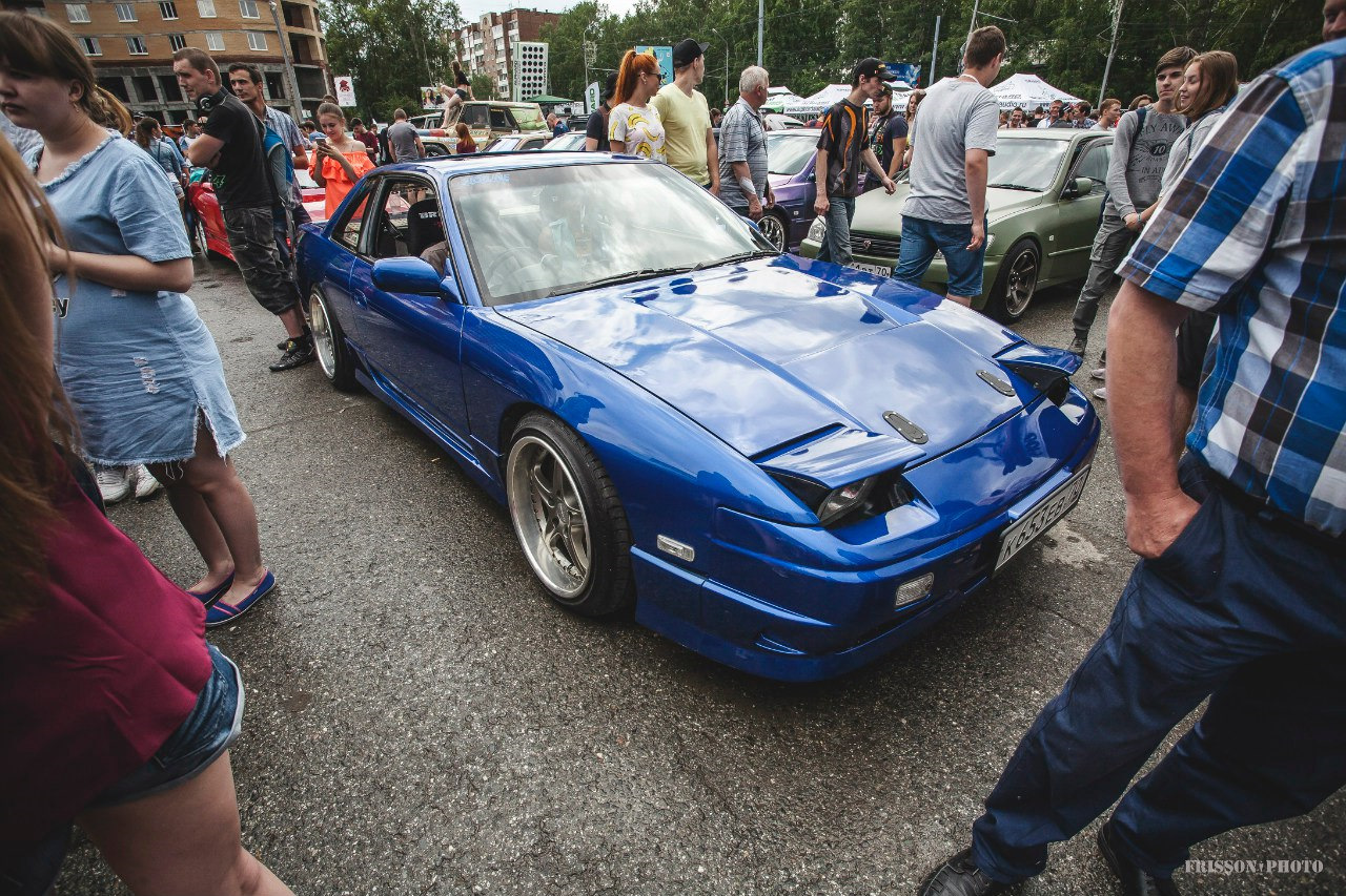 Тюнинг-пати Томск 2016 — Nissan Silvia (S13), 2 л, 1988 года | встреча |  DRIVE2