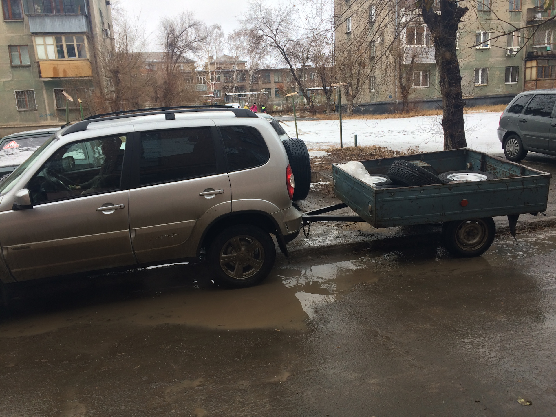 Штампы Trebl ЕТ 40 на зиму — Chevrolet Niva, 1,7 л, 2016 года ...
