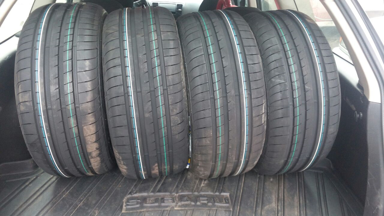Купил Гудир Игл Ф1 — Subaru Outback (BP), 2 л, 2004 года | шины | DRIVE2