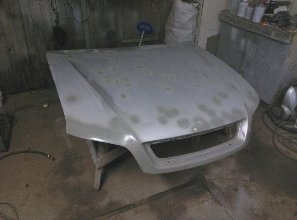 Подчистил сколы на капоте — Opel Omega B, 3 л, 1994 года | кузовной ...