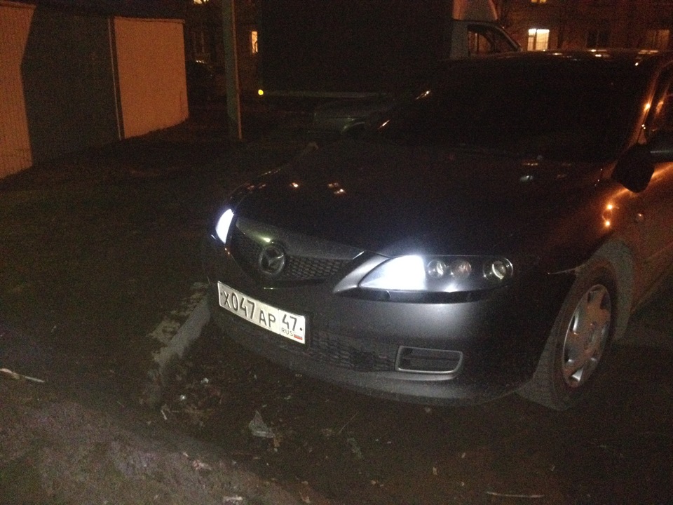 Поменял лампочки в салоне и габариты — Mazda 6 (1G) GG, 2 л, 2006 года ...