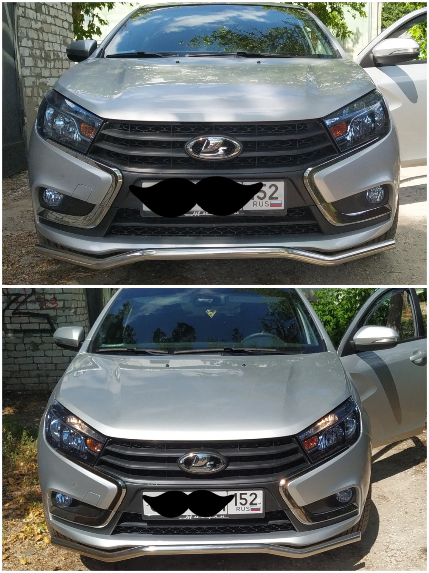 Цветная защитная пленка на фары автомобиля — Lada Vesta (1G), 1,6 л ...