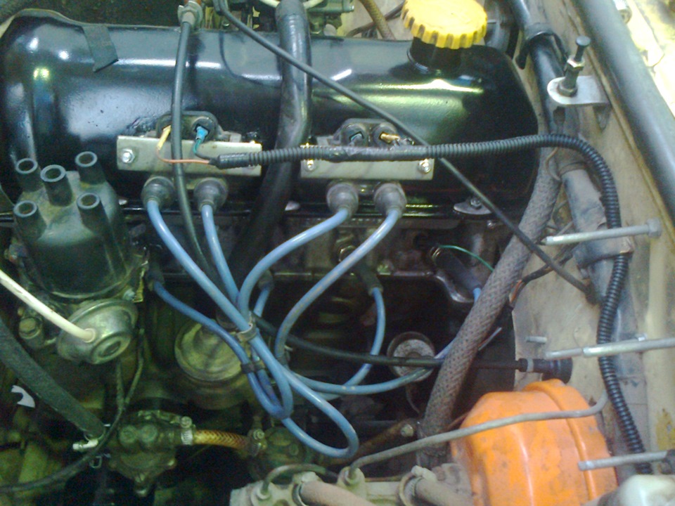 Переход на тросовый газ (инжекторная педаль) — LADA 21013, 1,5 л., 1986 ...