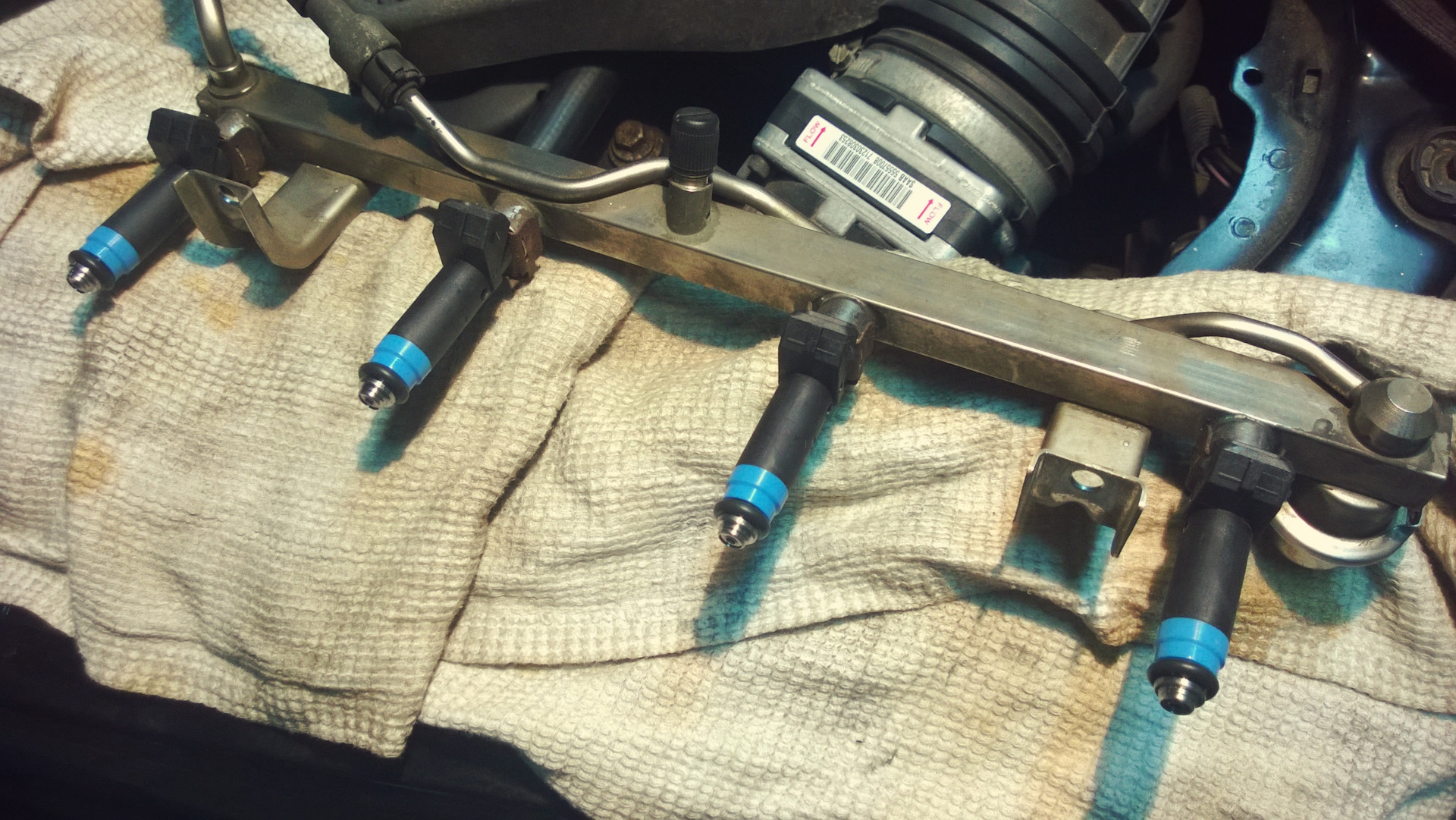 после замены форсунок 2