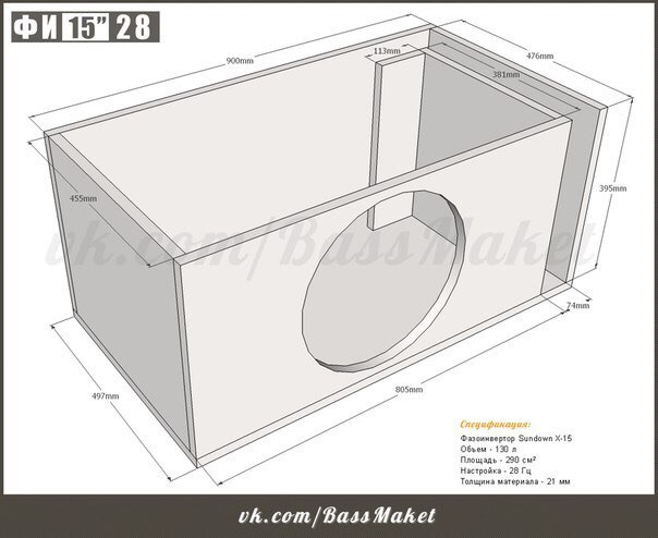 Короб для мачете м15д2