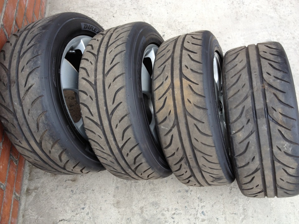 Dunlop Direzza ZII — Toyota Chaser (100), 2,5 л, 1997 года | шины | DRIVE2