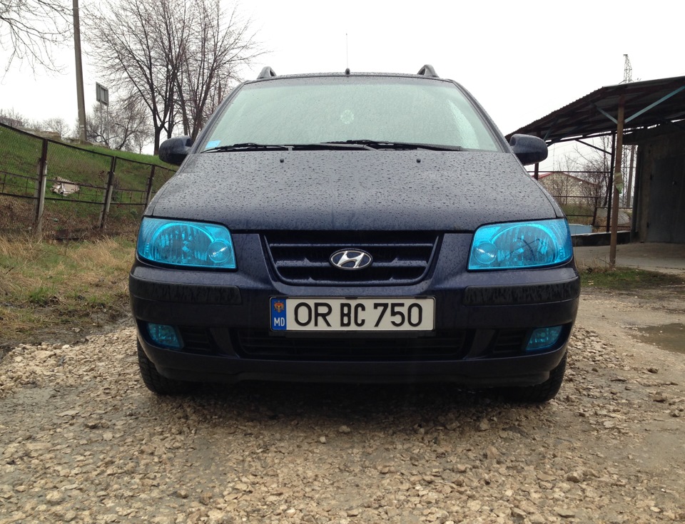 Фары в плёнке! — Hyundai Matrix, 1,5 л, 2004 года | стайлинг | DRIVE2