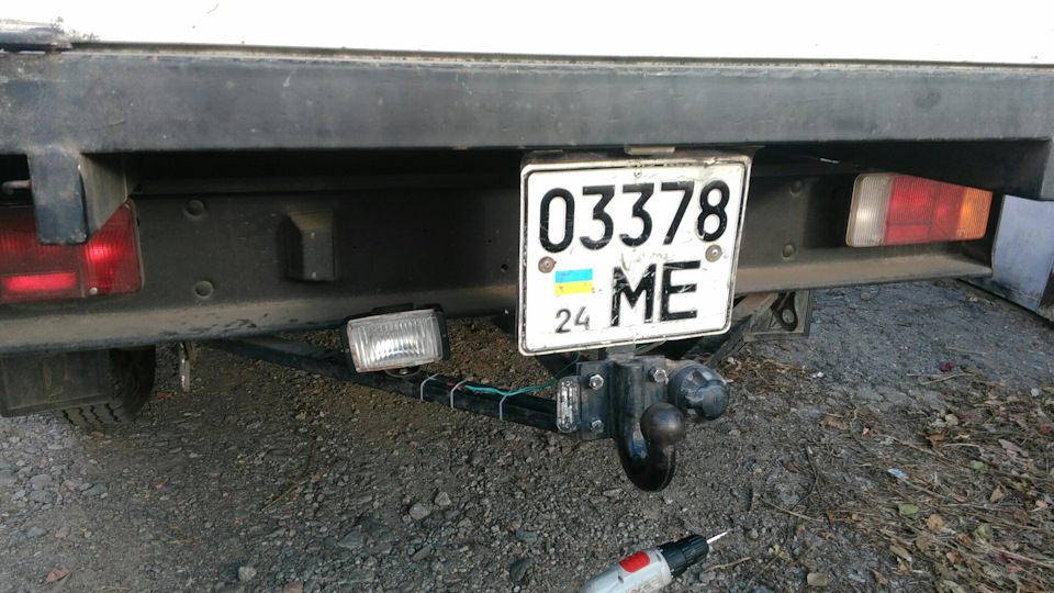 Додаткова фара на задній хід — FIAT Ducato I, 2,5 л, 1991 года ...
