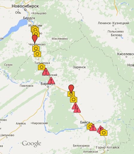 Камеры гибдд новосибирск карта схема