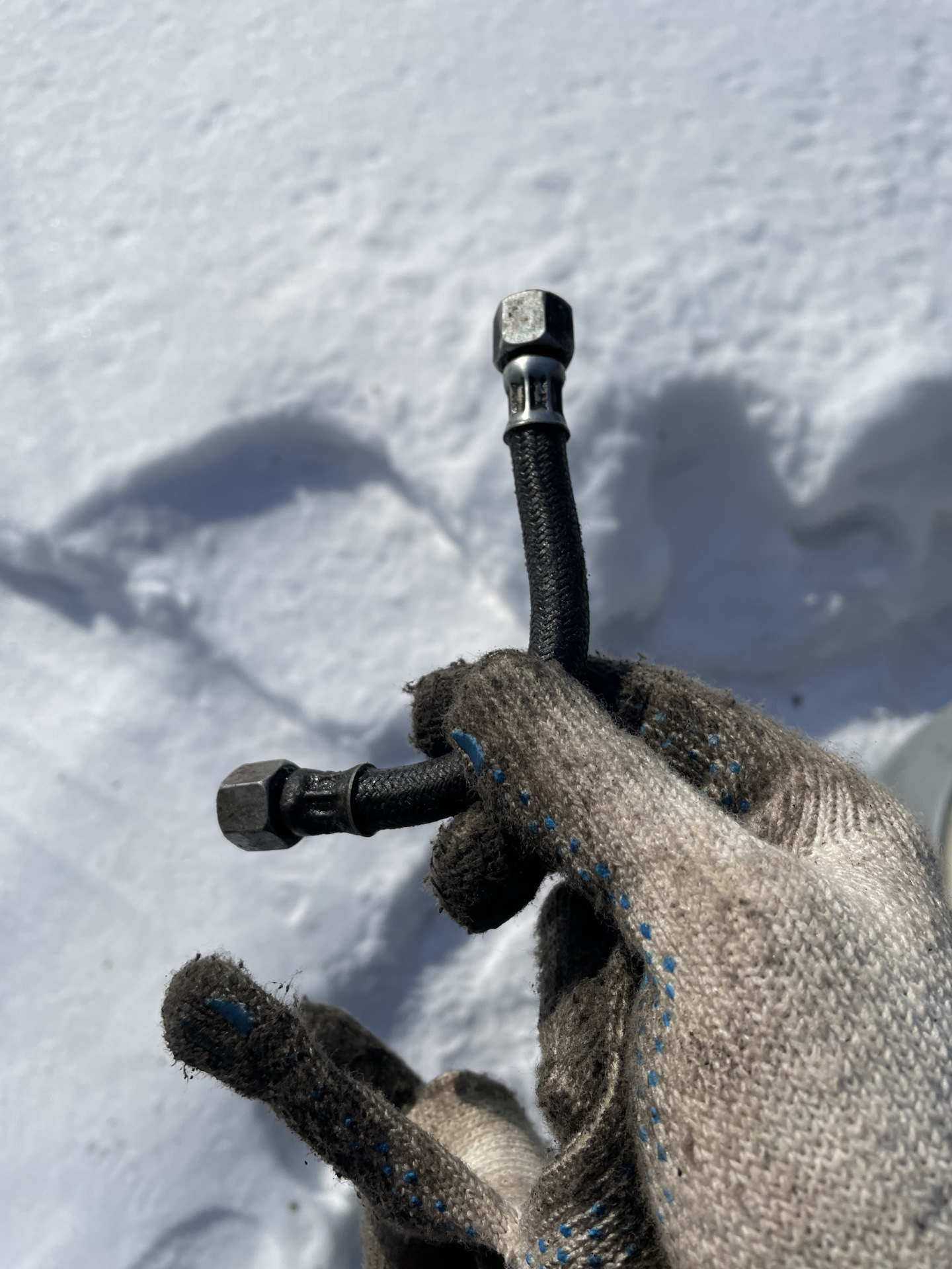 Замена масляной трубки на турбину — Ford Ranger (2G), 2,5 л, 2008 года ...