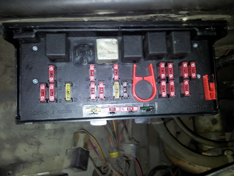 Замена блока предохранителей на ваз 2107 старого образца на новый