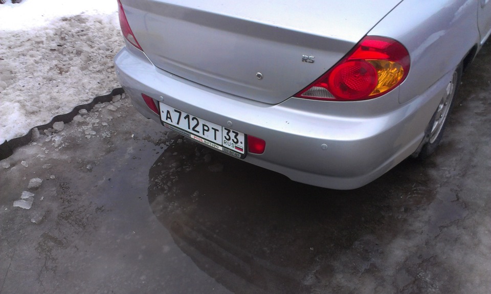 Парктроник — KIA Spectra, 1,6 л, 2008 года | тюнинг | DRIVE2