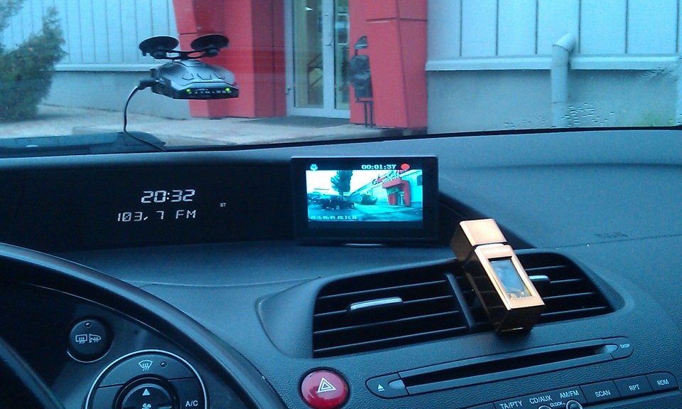 Видеорегистратор CarCam CX3 — Honda Civic Hatchback (8G), 1,8 л, 2008 ...