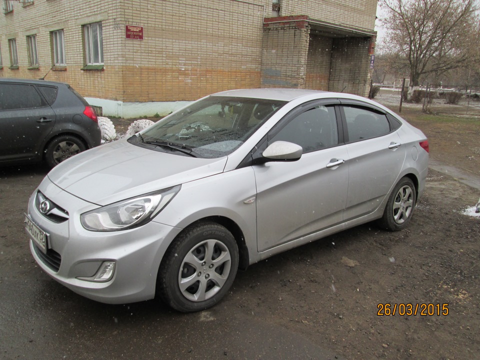 Фары hyundai solaris 1