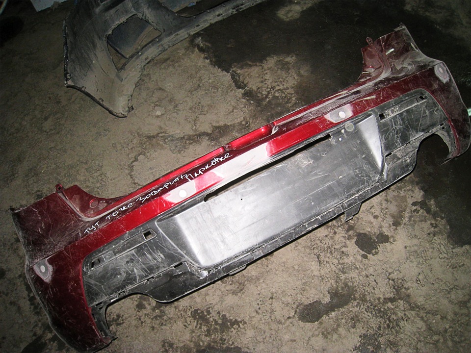 [01] Бампер задний от MPS (часть 1 — Покупка) — Mazda 3 (1G) BK, 1,6 л ...