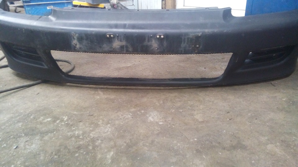 Сетка в бампер + надпись на заднее стекло — Honda Civic Hatchback (5G ...