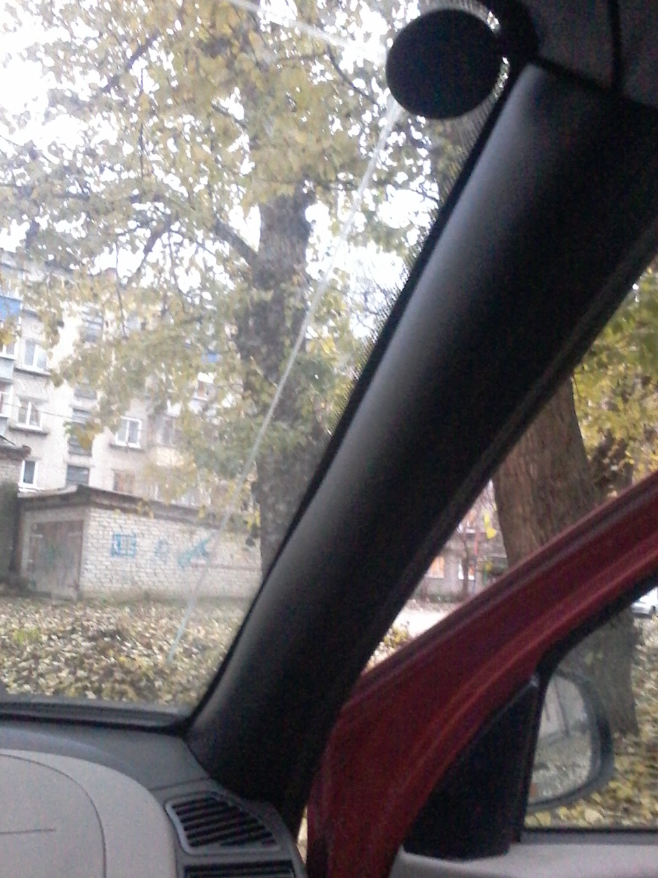 стойки в мат) — Lada Калина Хэтчбек (1G), 1,4 л, 2008 года | стайлинг ...