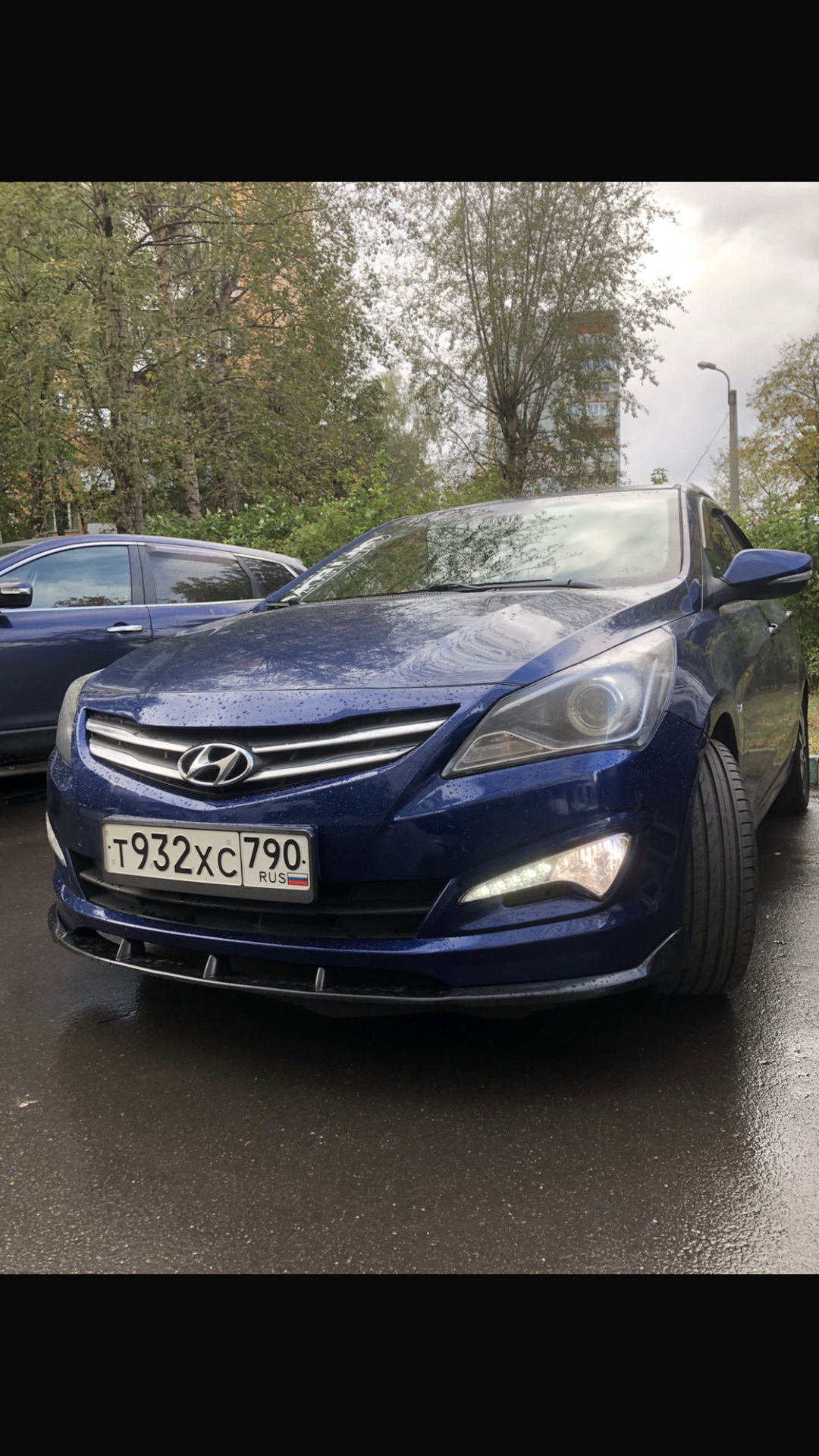 Бампера и ПТФ — Hyundai Solaris, 1,6 л, 2015 года | просто так | DRIVE2