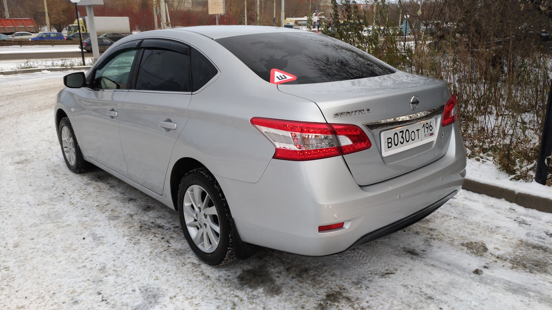 Nissan Sentra (B17) 1.6 бензиновый 2014 | ***Серебристая Блонди*** на DRIVE2