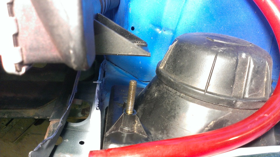 Установка радиатора 21213. — Lada 21074, 1,6 л, 1998 года | своими ...