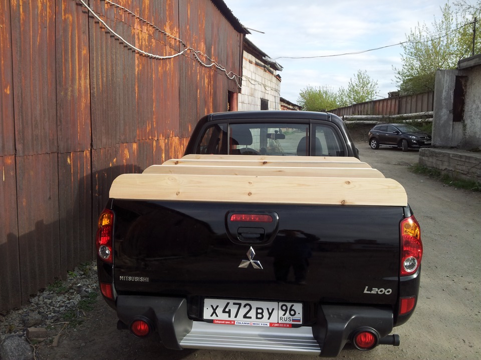 Крышка кузова mitsubishi l200 своими руками