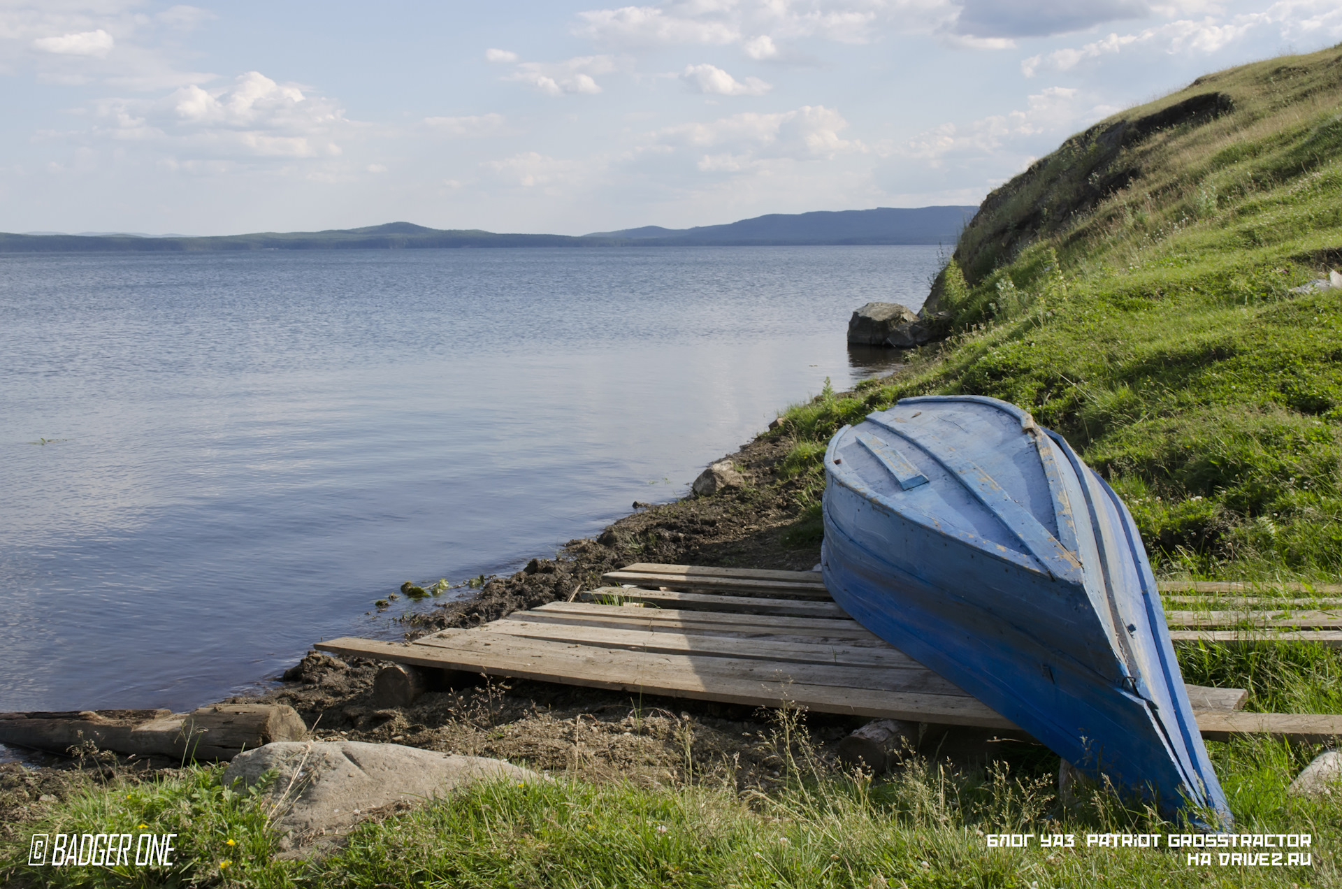 Озеро Иткуль с палатками