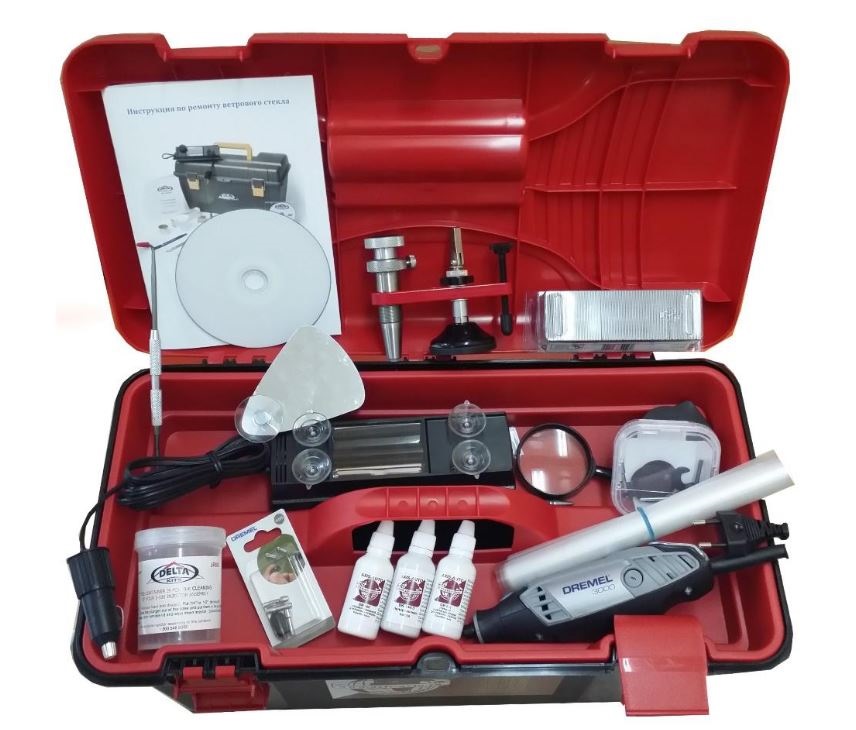 Комплект для ремонта автостекол Glass Mechanix Rapid System — Аксис ...