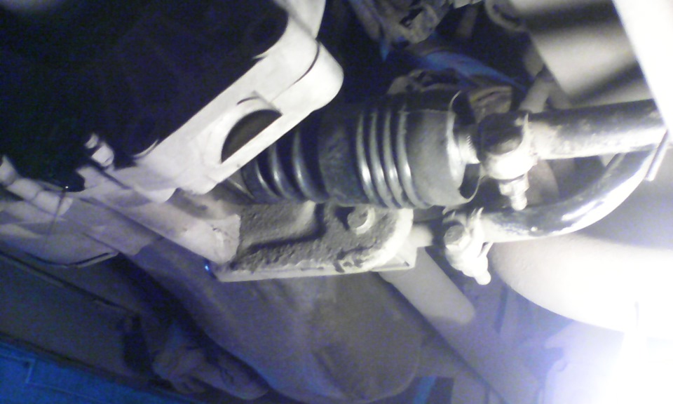 замена приоровской кулисы на калиновскую)и замена масла в коробке ...