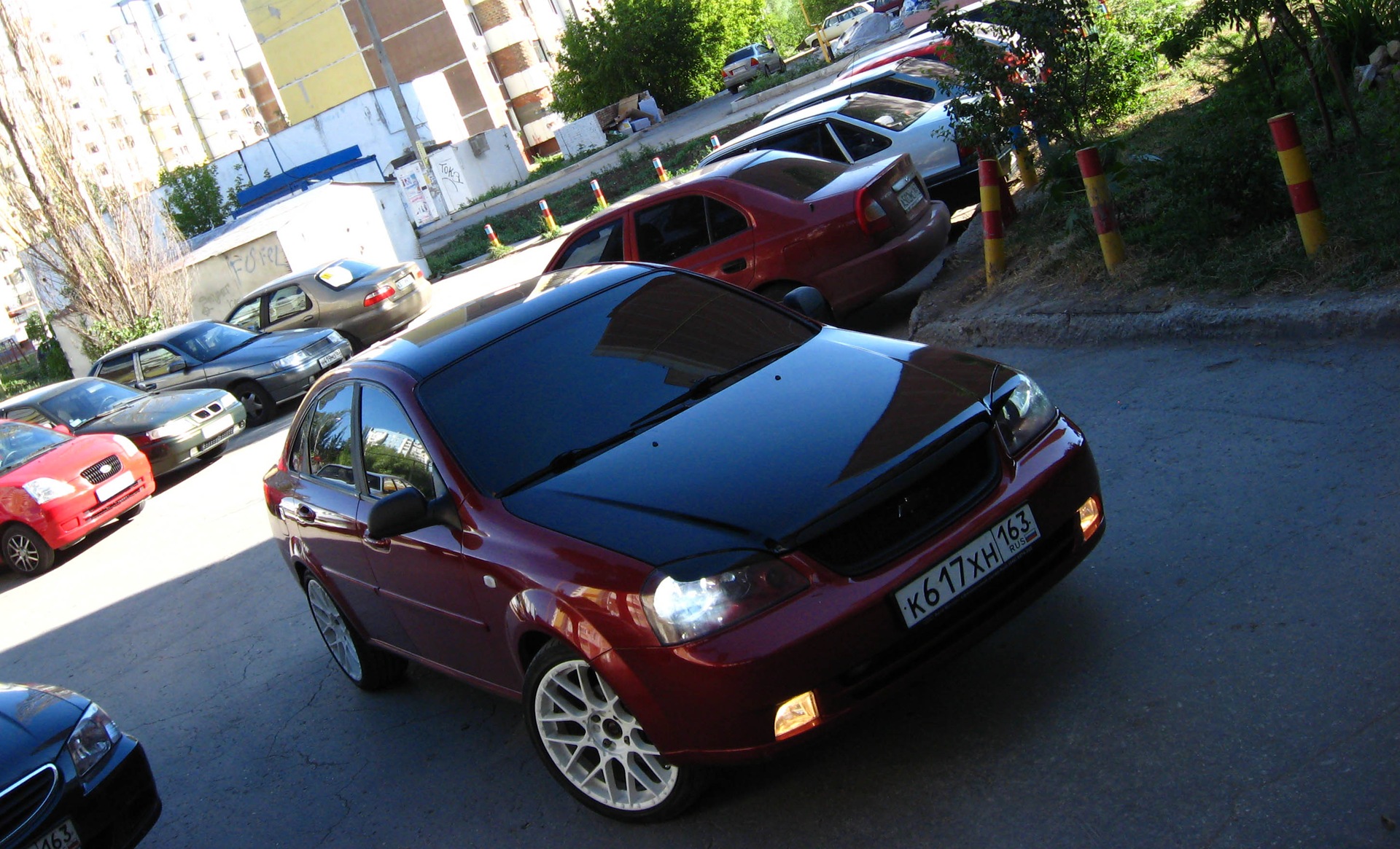 Chevrolet Lacetti седан черный тюнинг