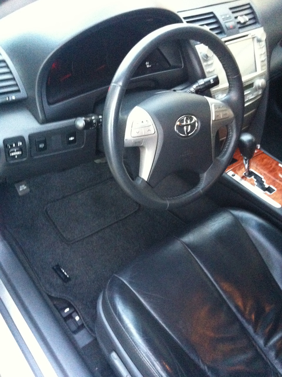 3D Ворсовые коврики — Toyota Camry (XV40), 2,4 л, 2008 года ...